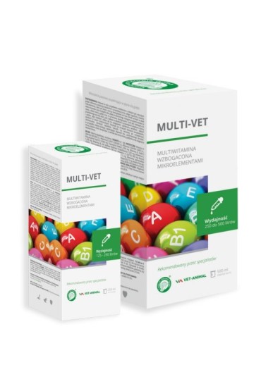 Multi-Vet 250ml - multiwitamina wzbogacona mikroelementami