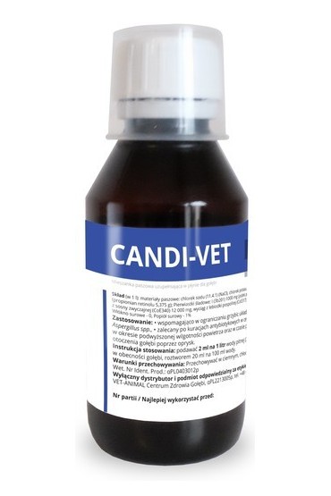 Candi-Vet 125ml - kompleksowa walka z grzybicą